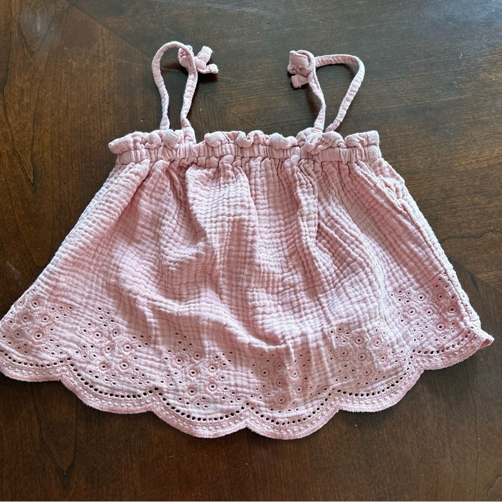 100% Cotton Pink Blush Top Set - Picture 3 of 9